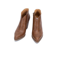 Women's Rohane Yellow Box Brown Ankle Boots