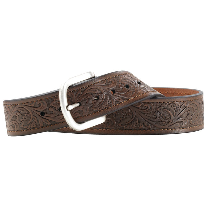 Men's Ariat M&F Golden Tooled Western  Belt