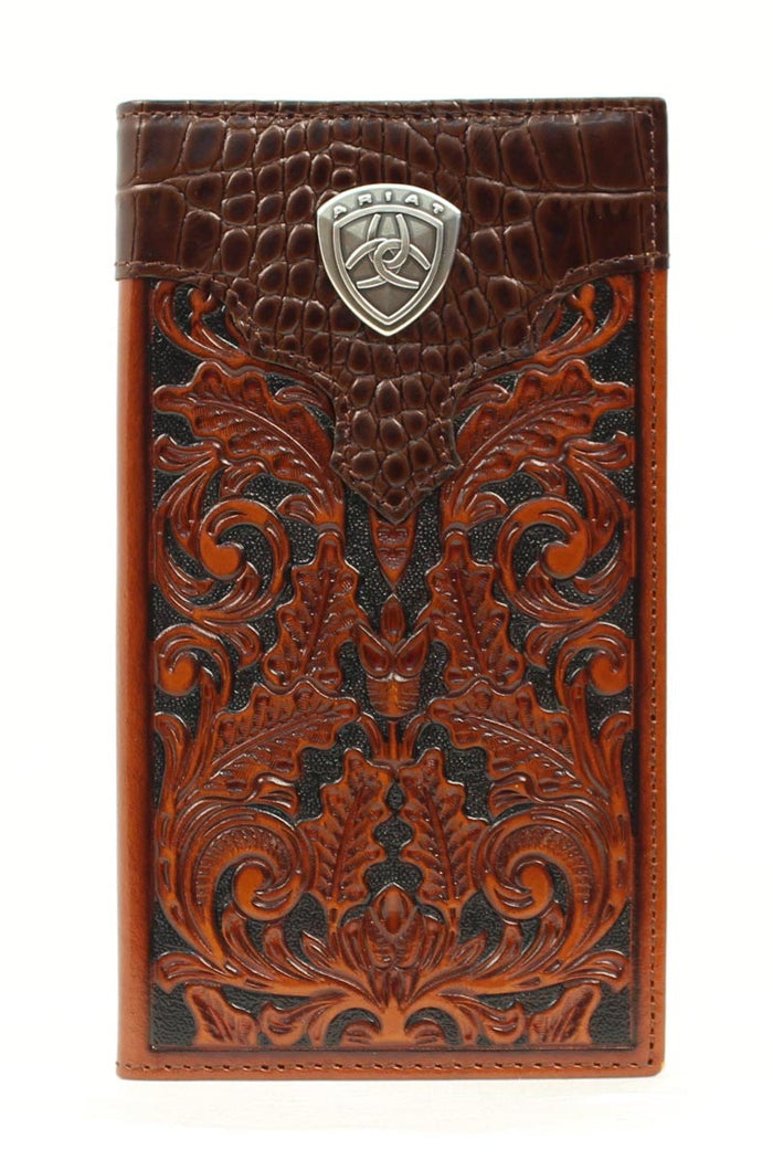 Ariat Tooled Leather Wallet