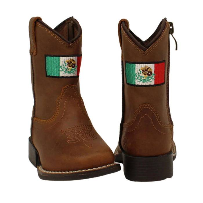 Ariat Lil Stomper Brown Mexico Boots