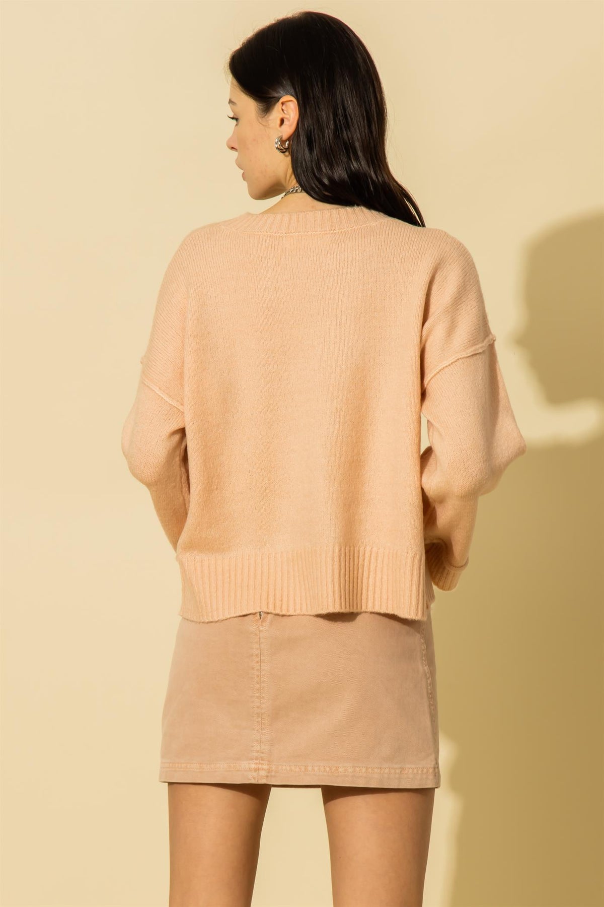 Women's Pale Pink Sweater