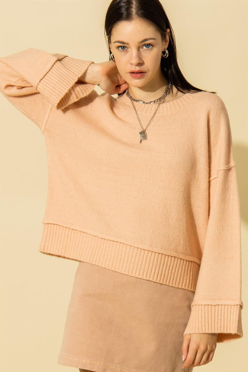 Women's Pale Pink Sweater