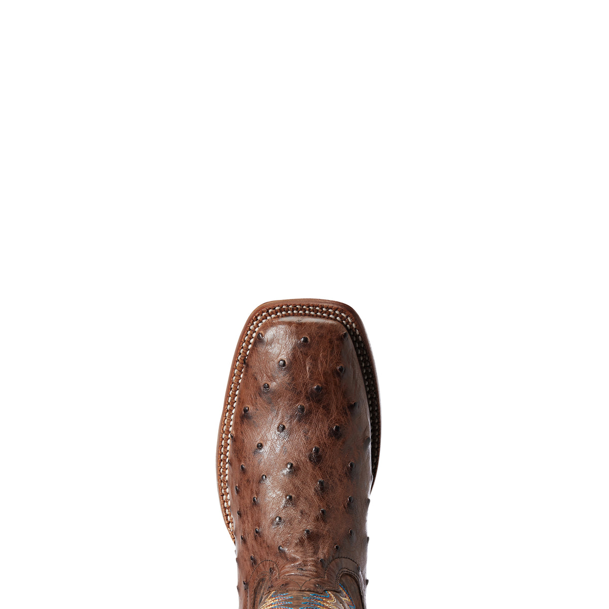 Men's Ariat Gallup Mocha Full Quill Ostrich Boot