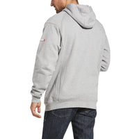 Men's Ariat FR Rev Pullover Silver Fox Heather Hoodie