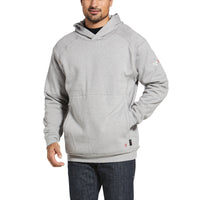 Men's Ariat FR Rev Pullover Silver Fox Heather Hoodie