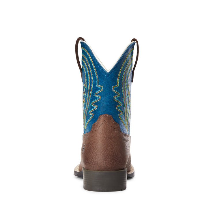 Kid's Ariat Lil Hoss Chocolate/Navy Boot