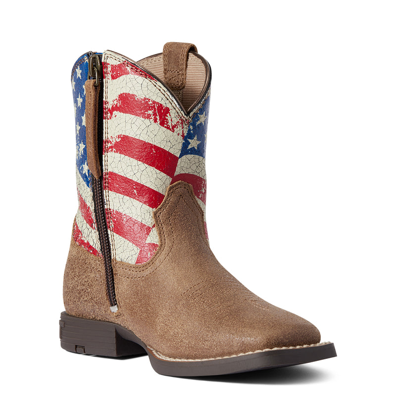 Kid's Ariat Stars and Stripes American Flag Boot