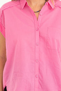 Women's Hot Pink Top