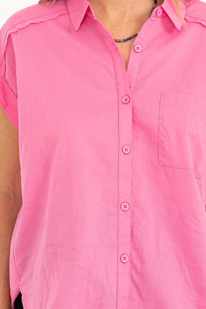 Women's Hot Pink Top