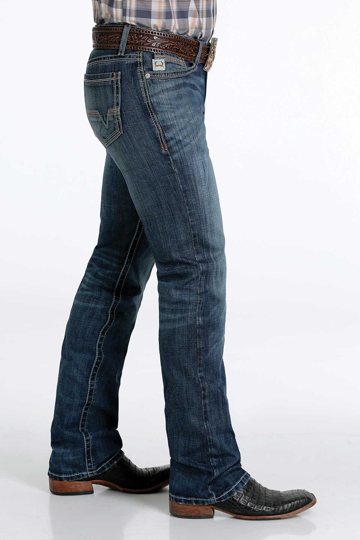 Men's Cinch Ian Mid Rise Slim Boot Cut Jean – Frey Outfitters