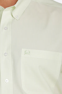 Men's Cinch Lime Print Arenaflex Short Sleeve Shirt