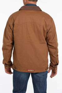Men's Cinch Brown Canvas Jacket
