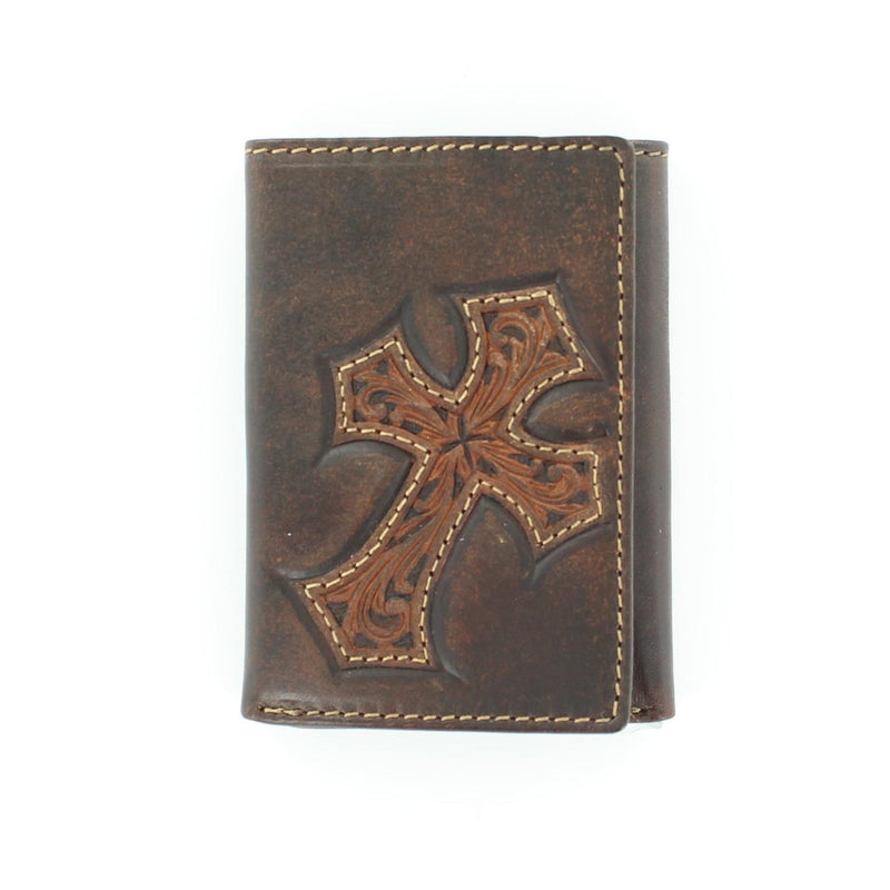 Nocona Diagonal Cross Tri-Fold Wallet