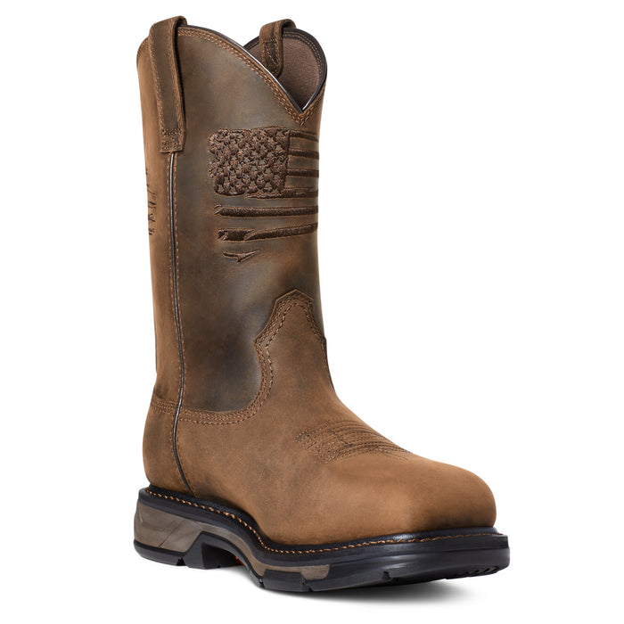 Men's Ariat WorkHog XT Patriot Waterproof Carbon Toe Workboot