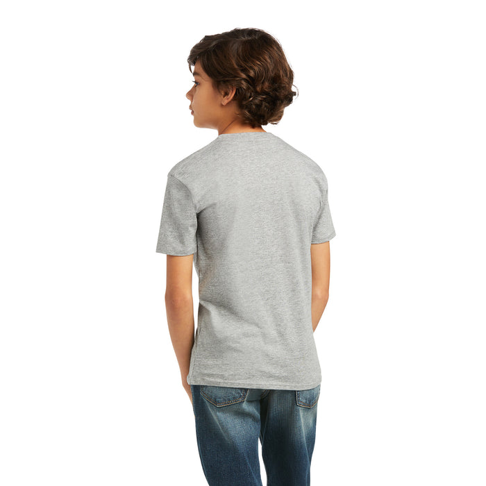 Boy's Ariat Blends Athletic Heather Short Sleeve T-Shirt