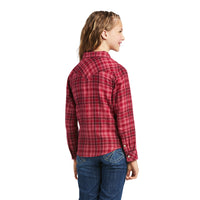 Girl's Ariat Adobe Plaid Long Sleeve Shirt