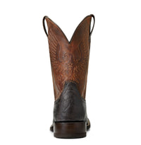 Men's Ariat Circuit Eagle Real Brown Square Toe Boot