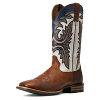 Men's Ariat Brushrider Penny Brown Western Boot