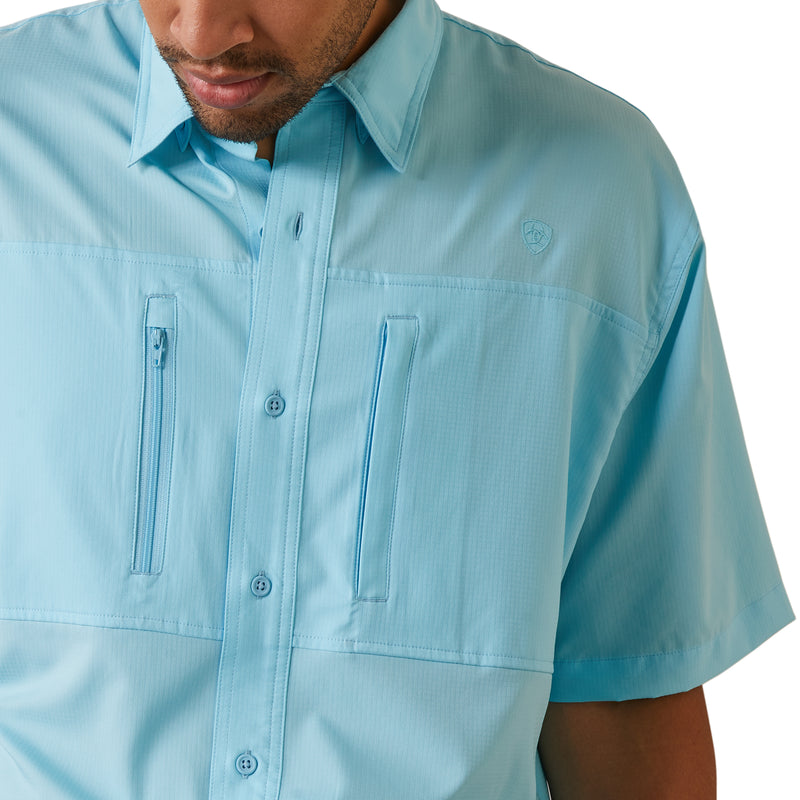 Men's Ariat Aqua Ventek Short Sleeve Shirt