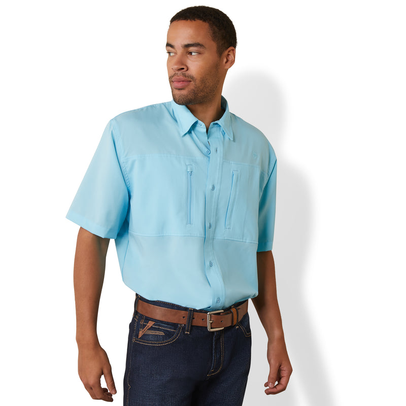 Men's Ariat Aqua Ventek Short Sleeve Shirt
