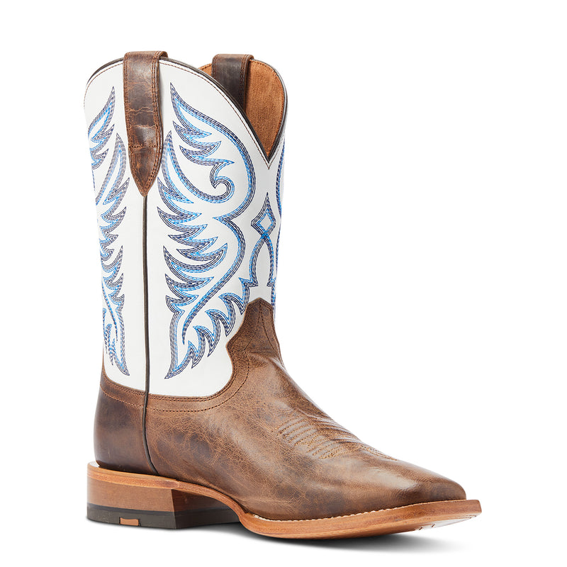 Men's Ariat Wiley Pecan Brown/ Cream Boot