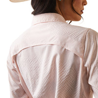 Women's Ariat Venttek Blush/White Long Sleeve