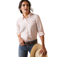Women's Ariat Venttek Blush/White Long Sleeve