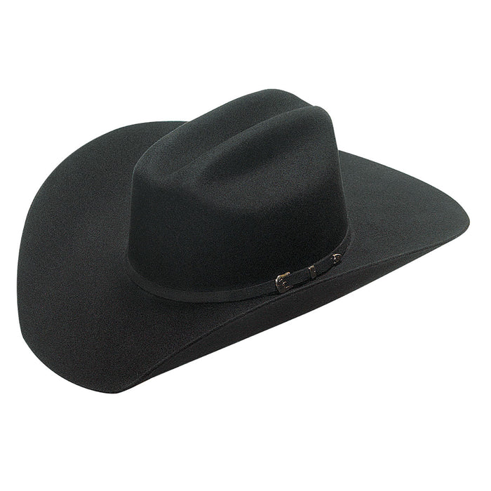 Twister 2X Wool Santa Fe Black Felt Hat
