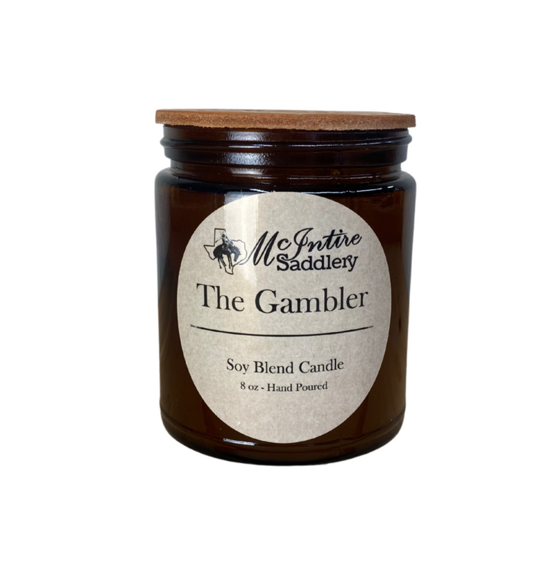 McIntire Gambler Glass Jar Candle