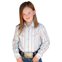 Girl's Cruel Girl Multi Stripe Long Sleeve Shirt