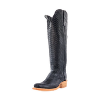 Women's R. Watson Matte Black Python
