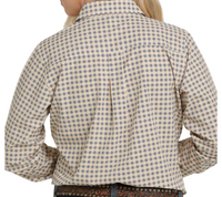 Women's Cinch Arenaflex Button-Down Western Shirt- Yellow