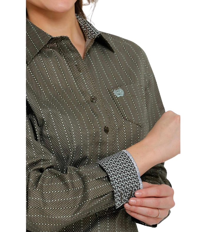 Women's Cinch Long Sleeve Print Western Shirt