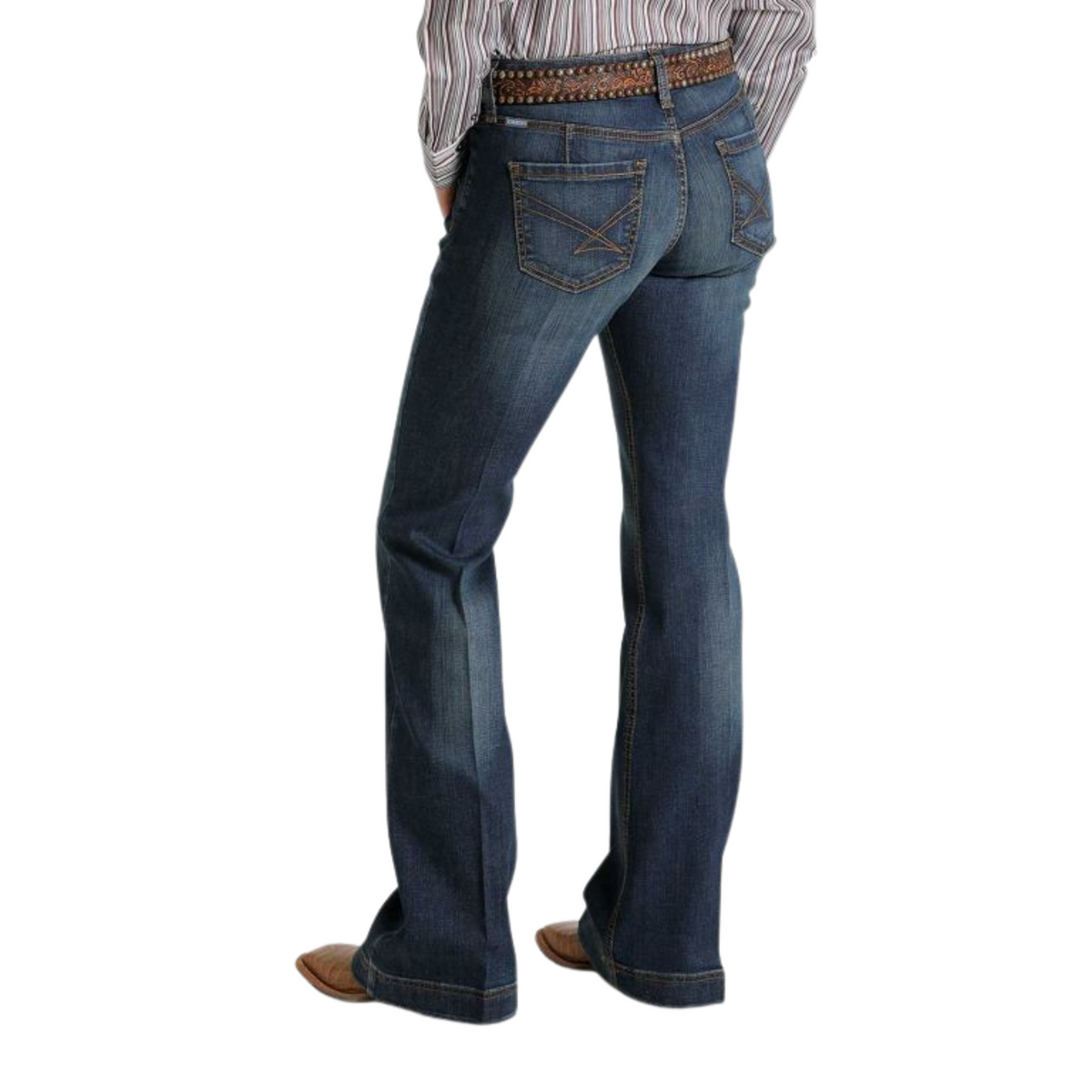Women's Cinch Slim Fit Lynden Jean- Dark Stonewash