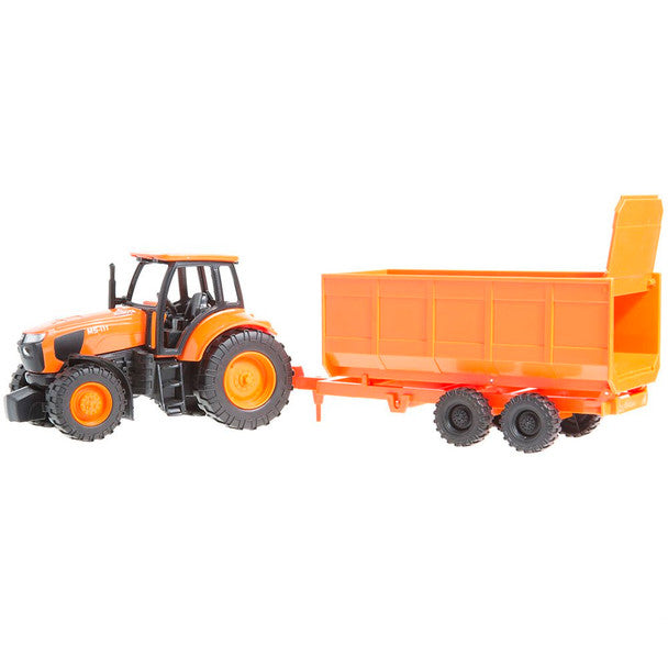Kubota Farm Tractor And Trailer Toy