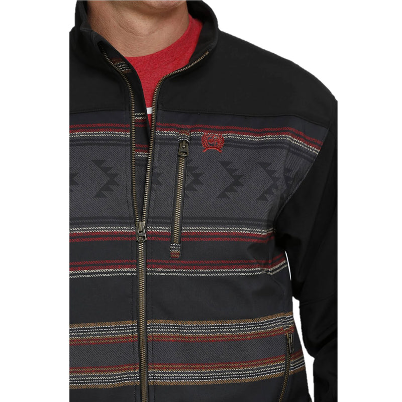 Men's Cinch Concealed Carry Bonded Jacket- Black
