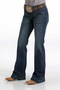 Women's Cinch Slim Fit Lynden Jean- Dark Stonewash